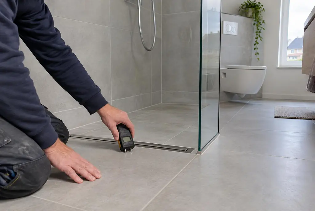 Lekdetectie Ankeveen – badkamer in een nieuwbouwwoning